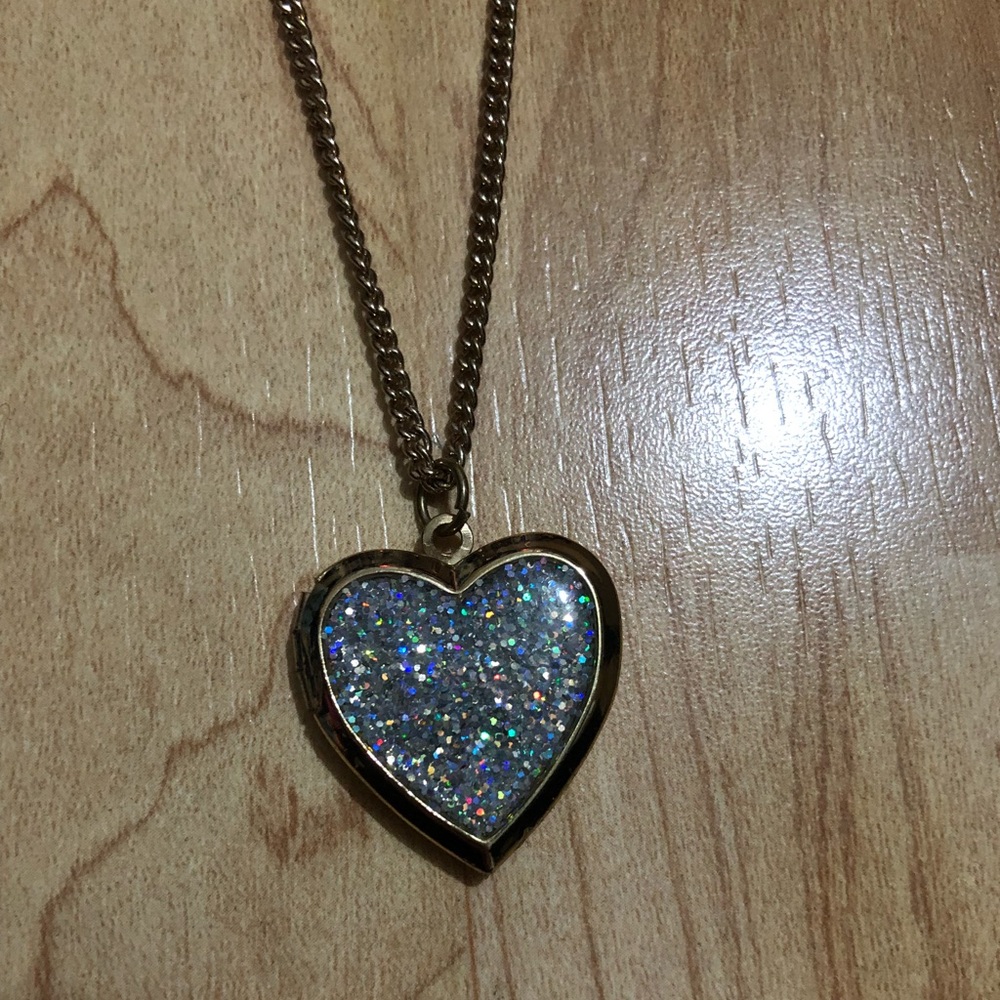Holographic Gold Locket